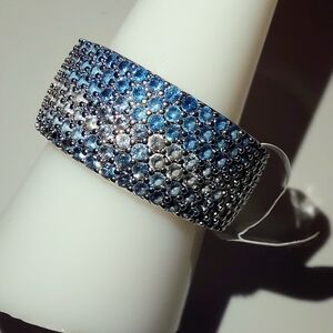 Size 9 "Ombre Dreamin'" RBP6442 Aquamarine CZs